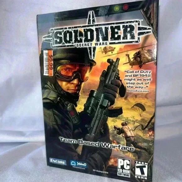 NEW Rare Soldner Secret‎ Wars PC Game - Medium Box 28016 - FACTORY SEALED - Picture 1 of 9
